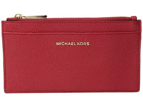 michael michael kors large slim card case|Michael Kors card holder sale.